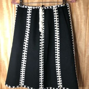 Etcetera Black and White Skirt
